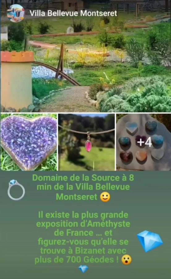 Villa Entiere Bellevue - Balneo - Piscine - Clim Montséret 외부 사진